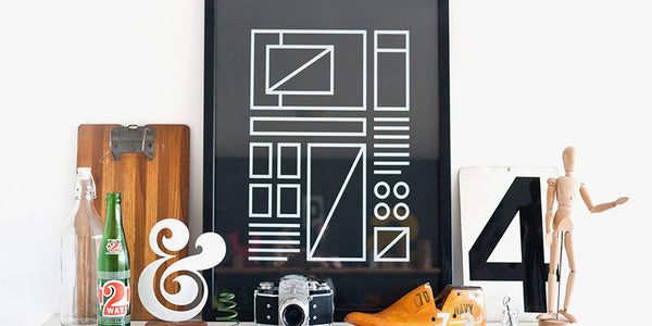 January Giveaway: Wireframe Print from Ugmonk