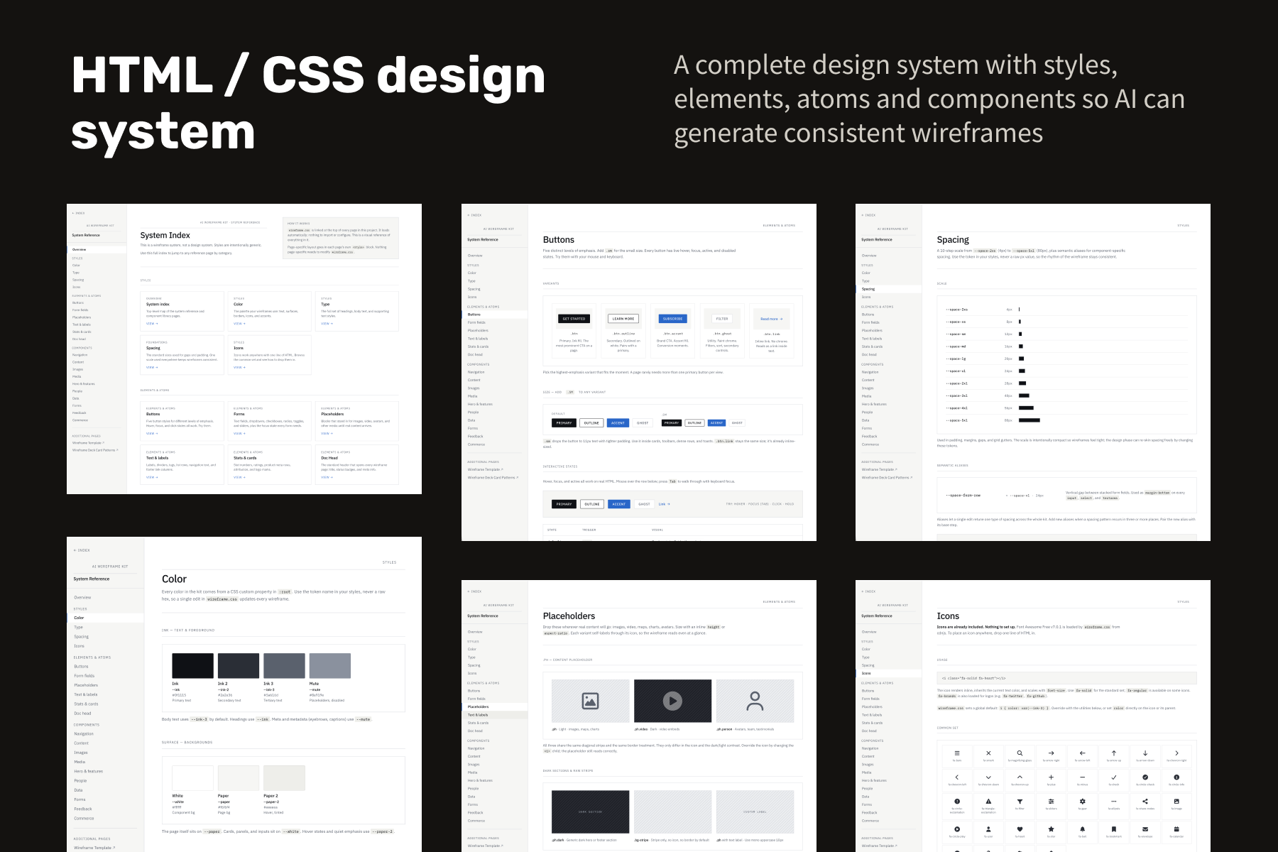 AI Wireframe System